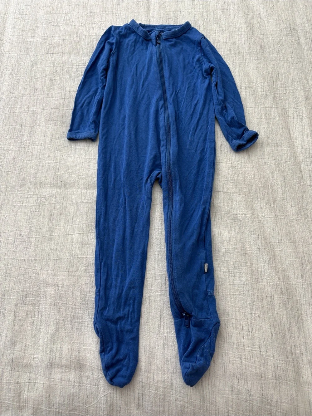 Kyte BABY Royal Blue Footed One-Piece with Front Zipper